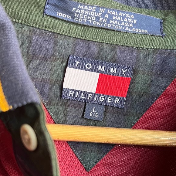 Tommy Hilfiger Long Sleeve Polo with Embroidered Emblem - NWT - Picture 11 of 14